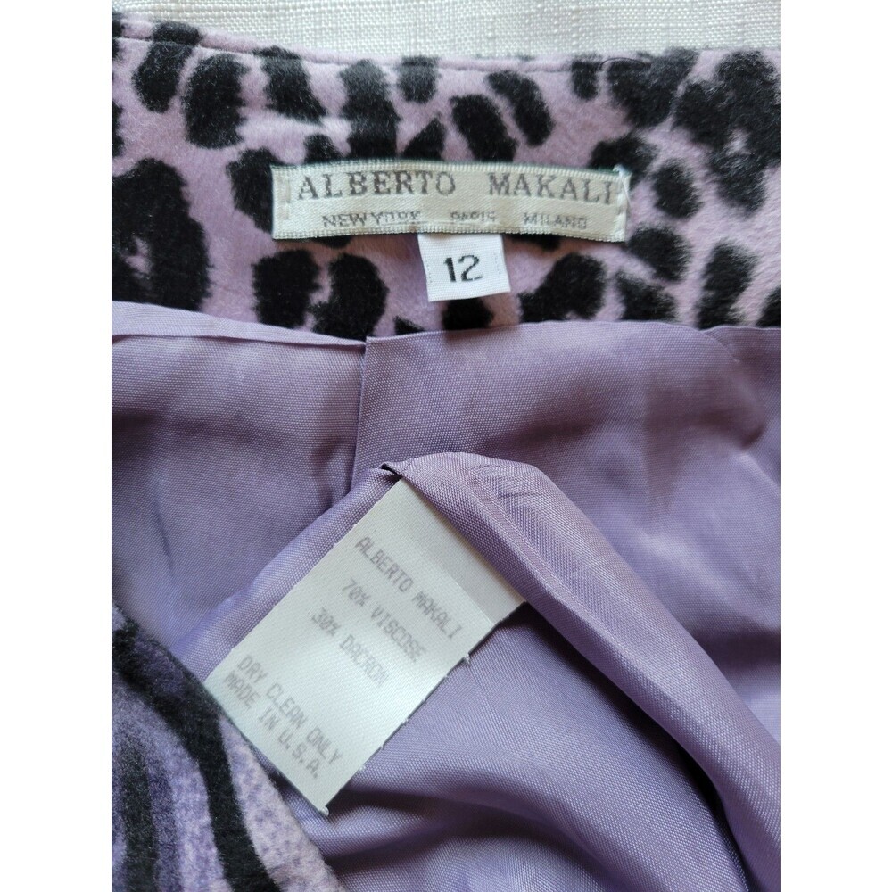 Alberto Makali Women's Mini Skirt Leopard & Zebra Print Size12 - Picture 6 of 14